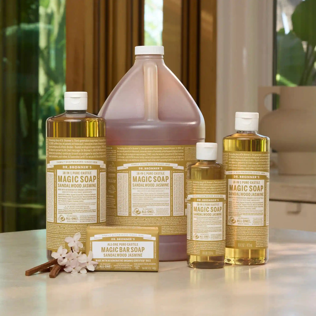 Sandalwood Jasmine - Pure-Castile Magic Soap