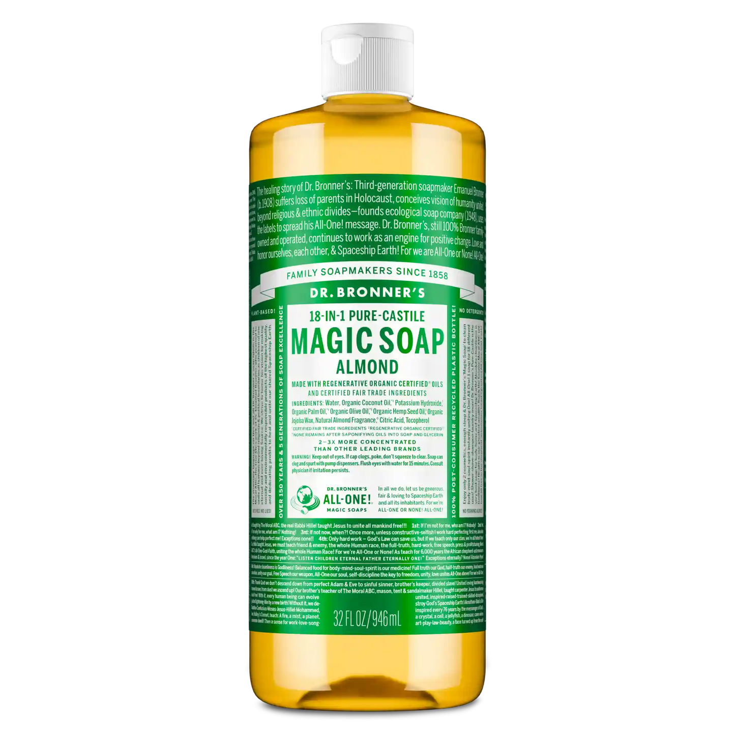 Almond - Pure-Castile Magic Soap
