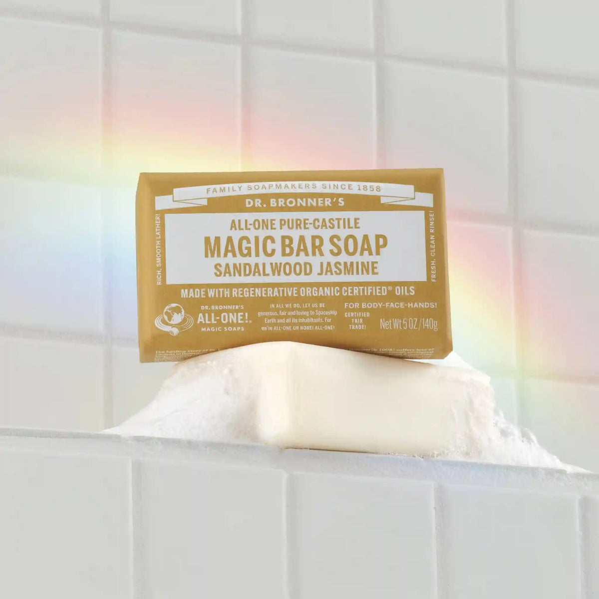 Sandalwood Jasmine - Pure-Castile Bar Soap