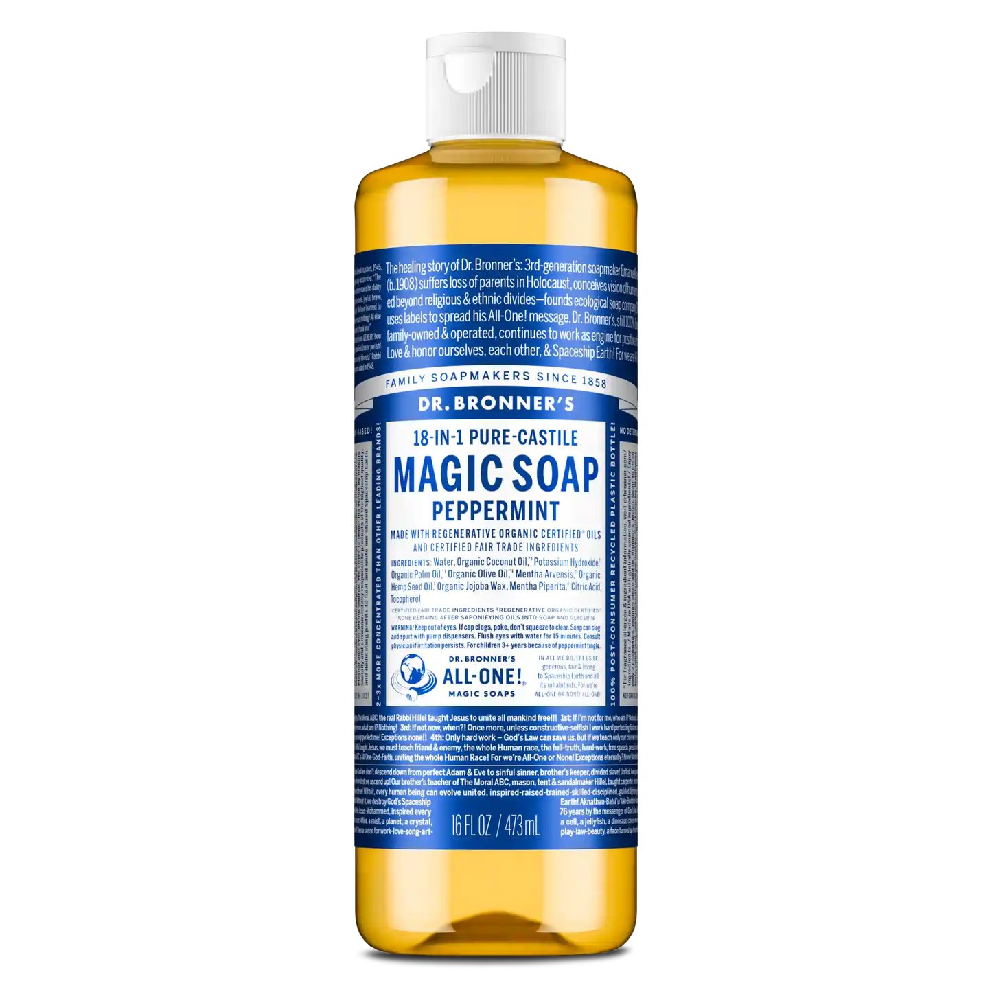 Peppermint - Pure-Castile Magic Soap