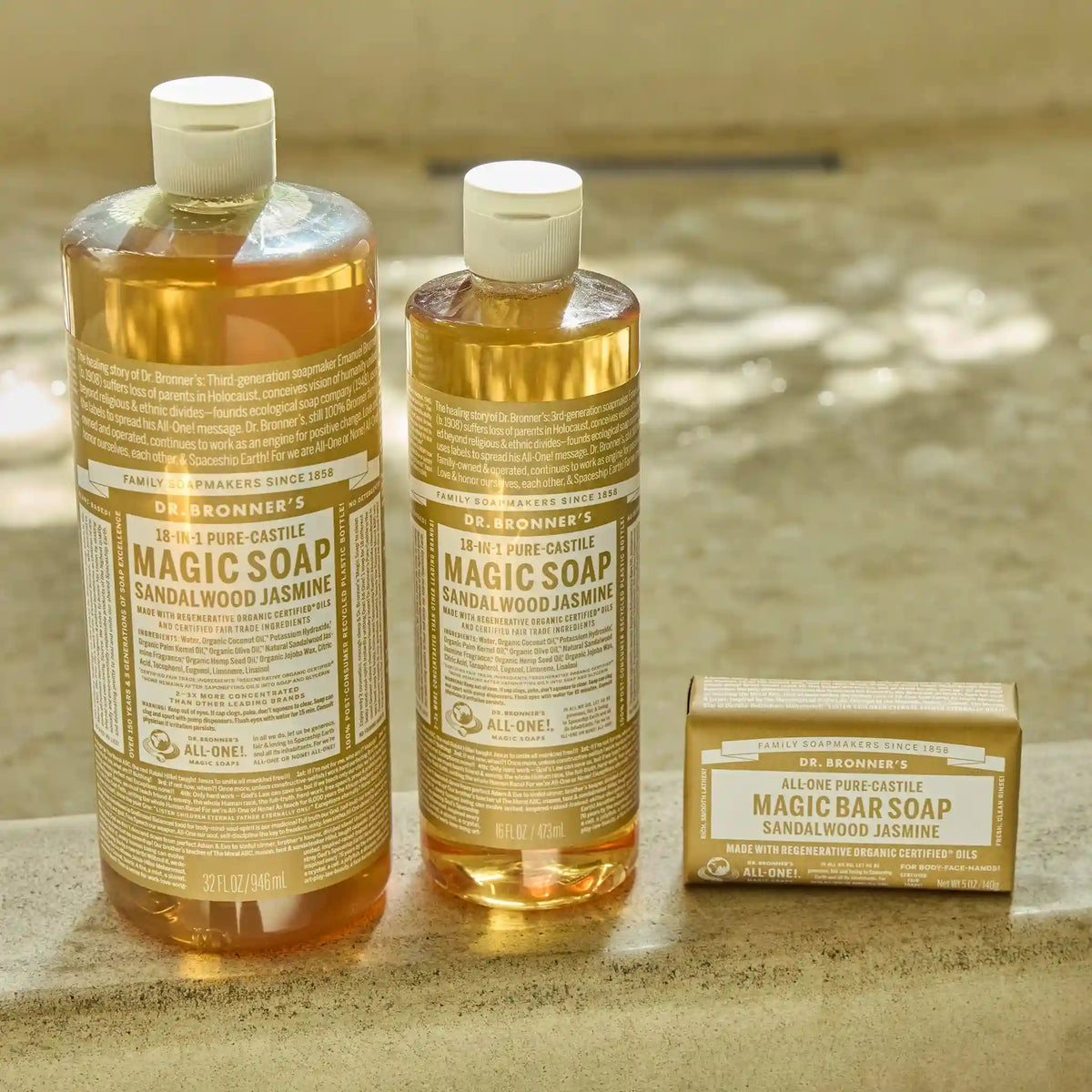 Sandalwood Jasmine - Pure-Castile Magic Soap