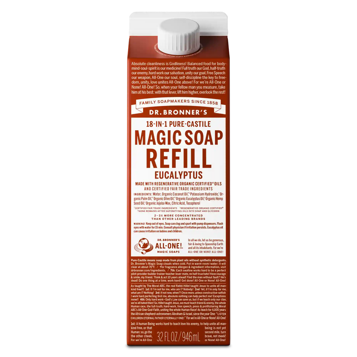 Eucalyptus - Pure-Castile Magic Soap Refill