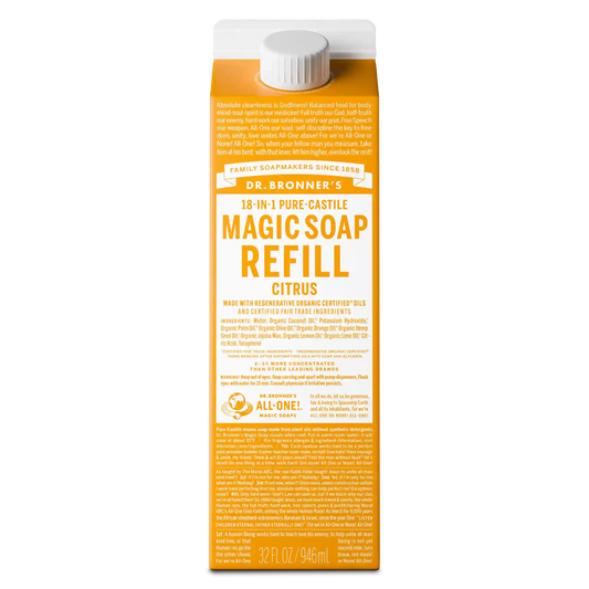 Citrus - Pure-Castile Magic Soap Refill  