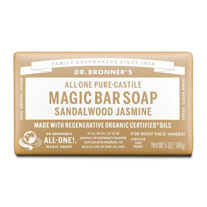 Sandalwood Jasmine - Pure-Castile Bar Soap