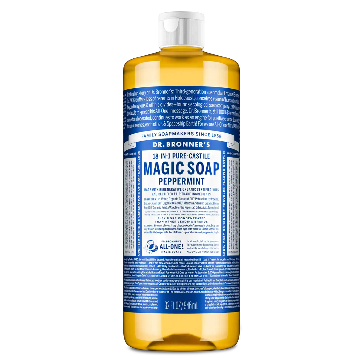 Peppermint - Pure-Castile Magic Soap