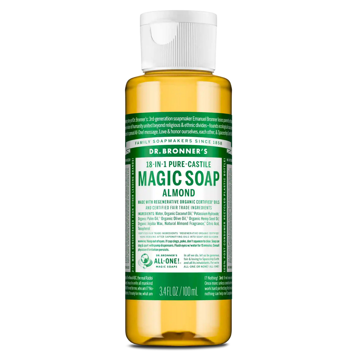 Almond - Pure-Castile Magic Soap