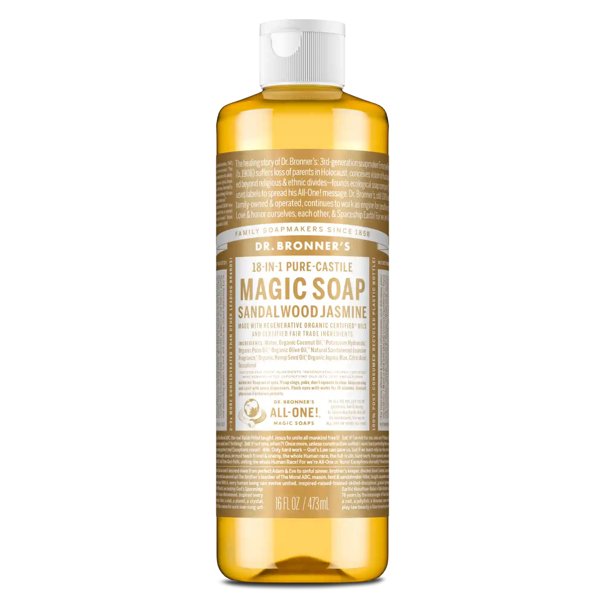 Sandalwood Jasmine - Pure-Castile Magic Soap