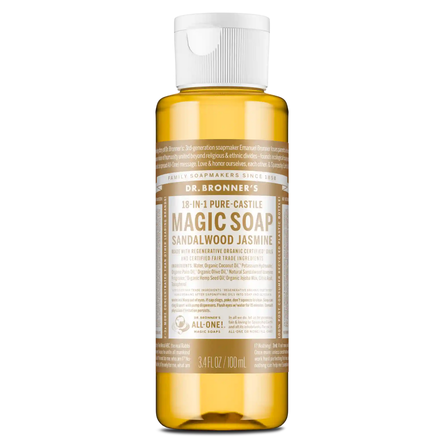 Sandalwood Jasmine - Pure-Castile Magic Soap