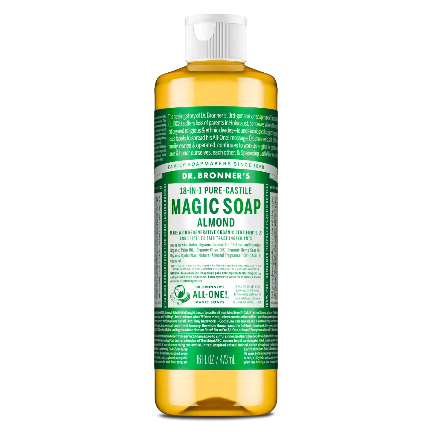 Almond - Pure-Castile Magic Soap